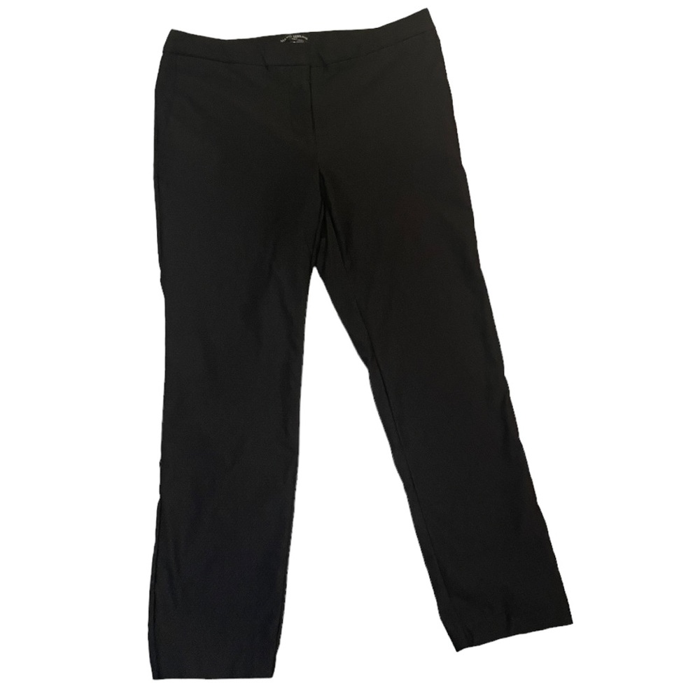 Mario Serrani Italy Black Dress Pants Straight Leg Sz 6